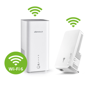 devolo WiFi 6 Router 3600 5G LTE Repeater 3000 Bundle