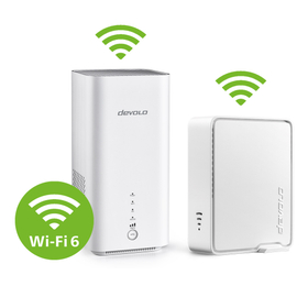 devolo WiFi 6 Router 3600 5G LTE Repeater 5400 Bundle
